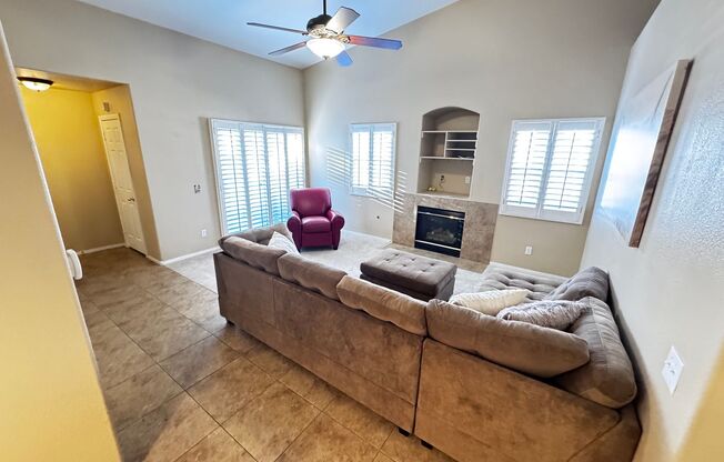 FURNISHED 2 Bed/2 Bath One Car Garage Upstairs Unit in the Heart of Summerlin