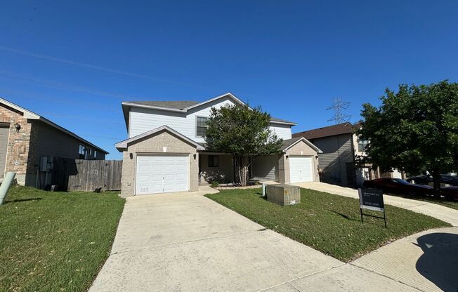 Welcome to this beautiful 3 bedroom, 2.5 bathroom duplex located in the gated community of Dove Meadow. Conveniently situated just a few miles from Six Flags, this home is right by 1604 and close to Hwy 90 west, Hwy 151, and 410 with easy access to Lackla