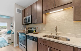 Kitchen With Stainless Steel Appliances