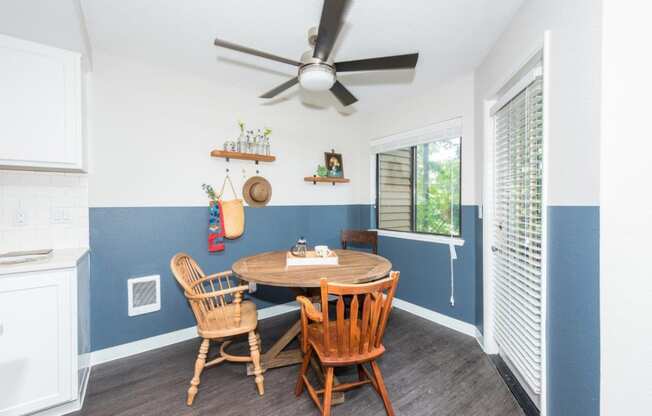 Townhomes with a View Model Dining Room