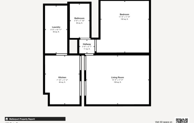 1 bed, 1 bath, 650 sqft, $750, Unit 135