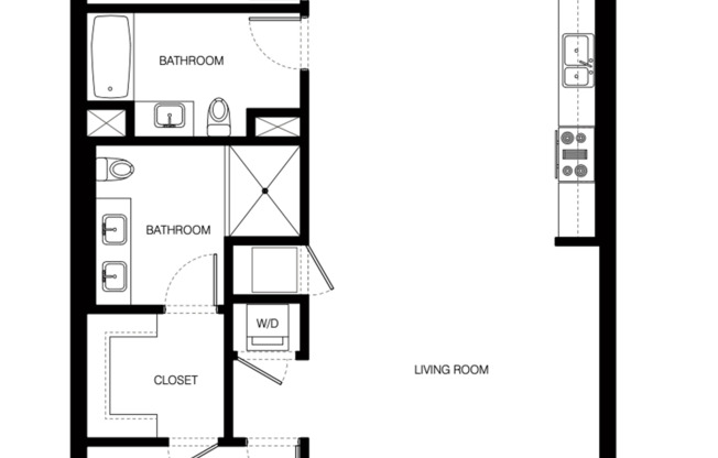 2 beds, 2 baths, 1,367 sqft, $3,875, Unit #411