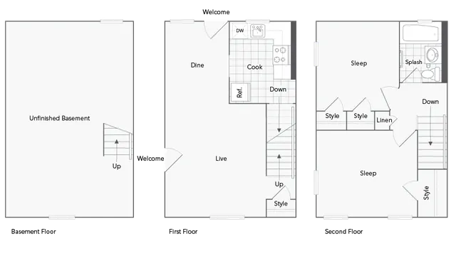 2 beds, 1 bath, 1,075 sqft, $2,619