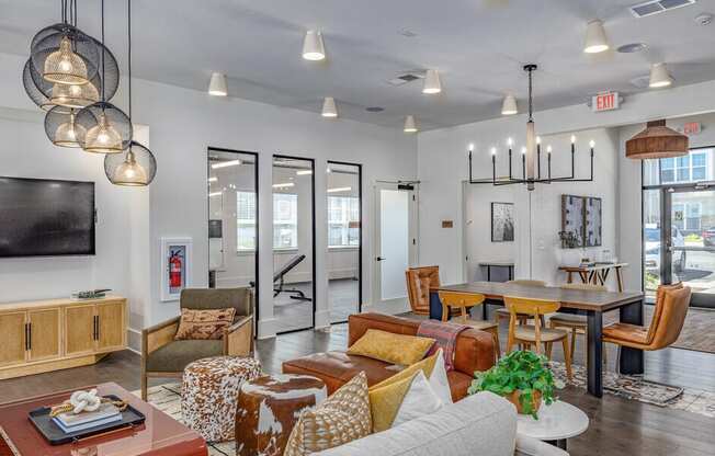 Living Room at Hamilton Reserve, Greensboro, 27407