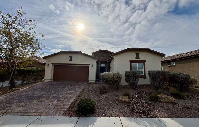 The stunning single-story house with 4 bedrooms and 2 bathrooms