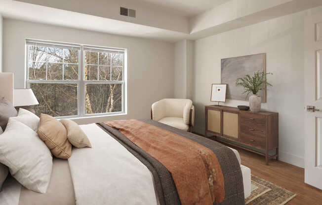 Bedroom with Hard Surface Flooring