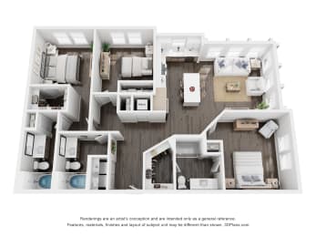 3 beds, 3 baths, 1,503 sqft, $3,576