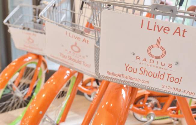 resident use cruiser bicycles in north austin apartments