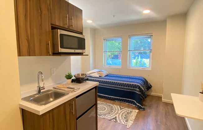 Studio, 1 bath, 180 sqft, $1,295, Unit 407-MFTE