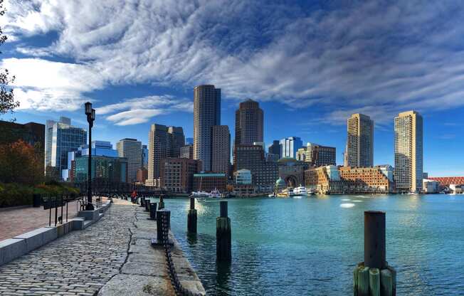 Waterfront View of Boston