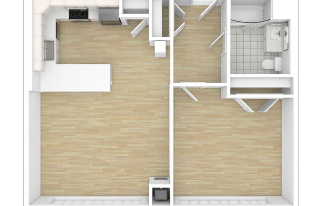 1 bed, 1 bath, 784 sqft, $1,655