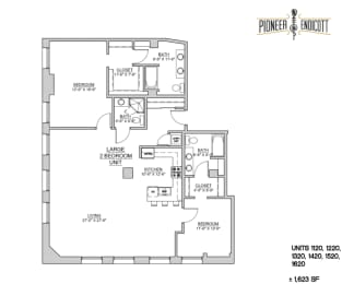 2 beds, 3 baths, 1,625 sqft, $2,999