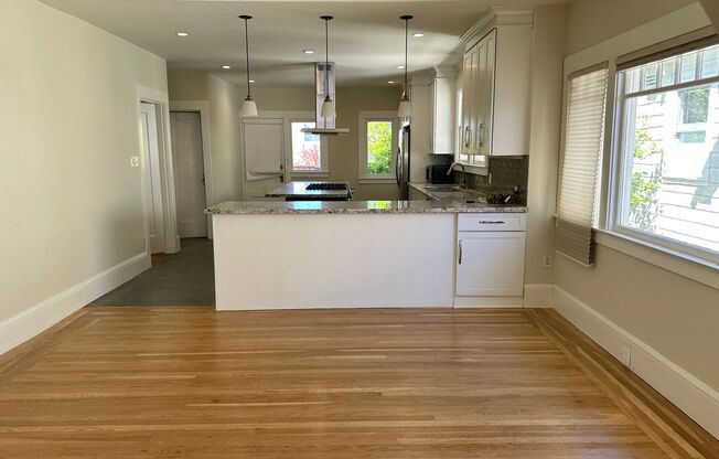 Large house in lower Temescal with large yard and open concept living