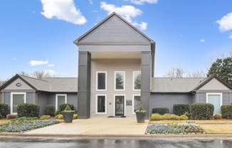 Leasing Office exterior at Arrowood Crossing Apartments in Charlotte, NC