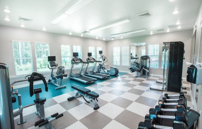 Santa Rosa Beach Florida Apartments for Rent - Sanctuary at 331 Apartments 24 Hour Fitness Center With Weight Machines, Cardio Machines and Free Weights