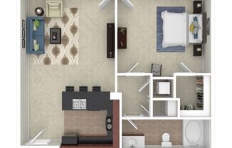 1 bed, 1 bath, 700 sqft, $1,375