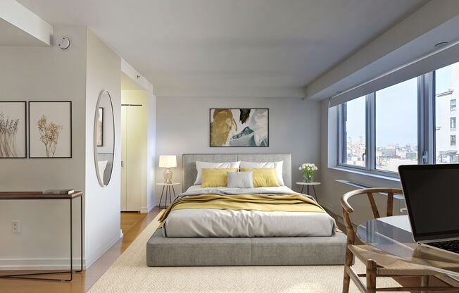 Studio, 1 bath, 469 sqft, $4,475, Unit 18-F