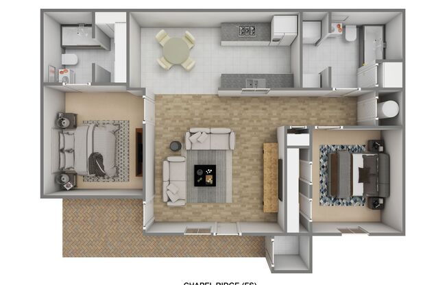 2 beds, 2 baths, 908 sqft, $875, Unit 1214
