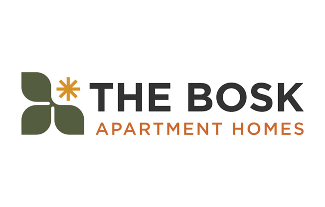 the logo for the box apartments homes