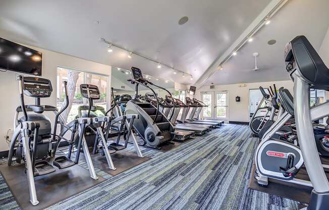 Apartments in Richmond CA - Bella VIsta At Hilltop - Fitness Center With Exercise Equipment