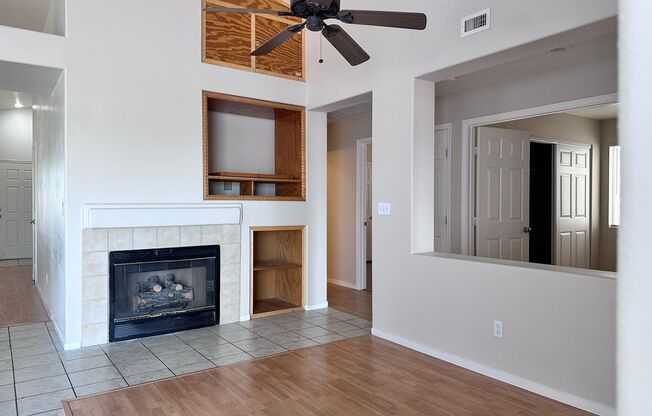 Location, Location! Prime Silverado Ranch Living  Welcome to this gorgeous single-story home in the highly desirable Silverado Ranch community! This beautifully maintained property features 3 bedrooms and 2 full bathrooms with a spacious, bright open floo