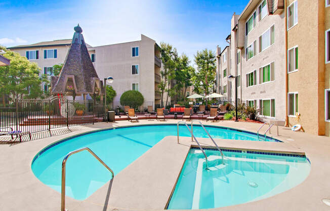 Resort-style Spa and Hot Tub, Renovated Apartment Rentals Near Culver City