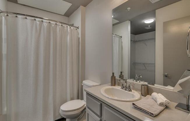 Luxurious Bathroom at The Tower Apartments, Tuscaloosa, AL, 35401