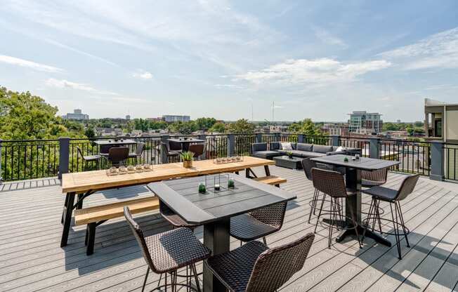 Rooftop Decks at The Beeker, Columbus, OH