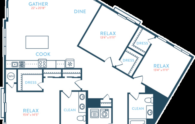 3 beds, 2 baths, 1,877 sqft, $5,295