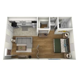 Studio, 1 bath, 400 sqft, $1,099