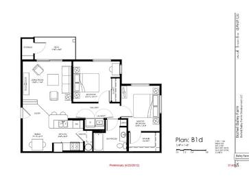 2 beds, 1 bath, 900 sqft, $2,410