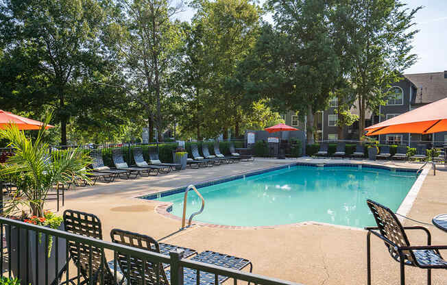 Large Pool Sundeck