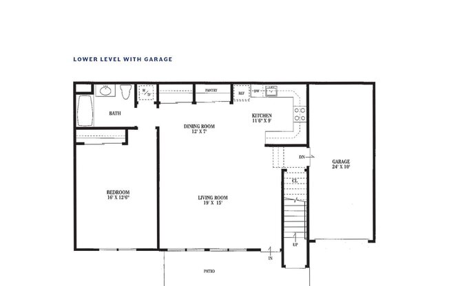 1 bed, 1 bath, 936 sqft, $2,769