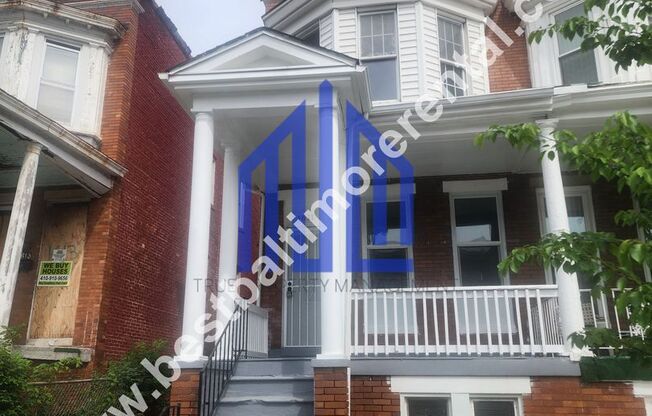 Spacious 4 Bedroom 2.5 Bath House in West Baltimore
