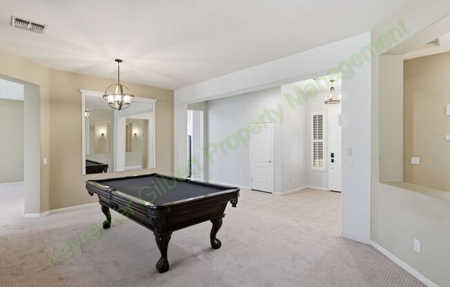 Stunning Single-Story Gilbert Home with Private Pool, Solar, Den & 3-Car Garage!