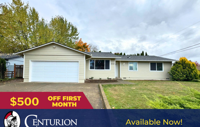 Keizer, 3 Bed, 2 Bath, Single Family Home, Fully Fenced, AVAILABLE NOW!