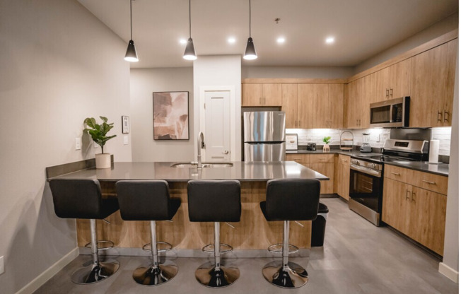 2 beds, 2 baths, 1,037 sqft, $1,225, Unit B-04/WHITE CABINET/ PARKING LOT VIEW