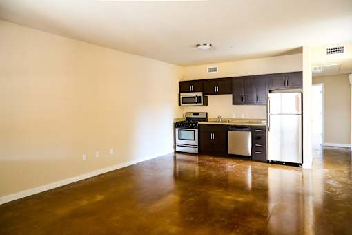 B3 Livng, Dining, and kitchen unstaged