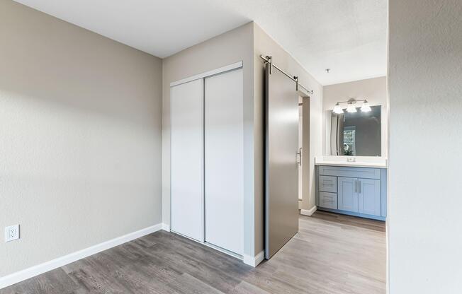 a stainless steel refrigerator in a kitchen