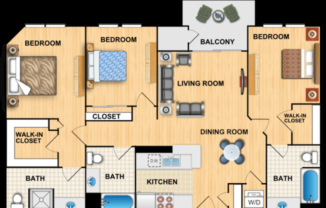 3 beds, 3 baths, 1,311 sqft, $3,709