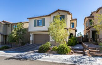 Gated, 4bed + loft with Bedroom and Full bathroom downstairs. Skye Canyon