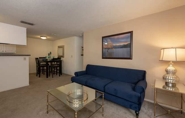 Bishops Court model living room and dining room views