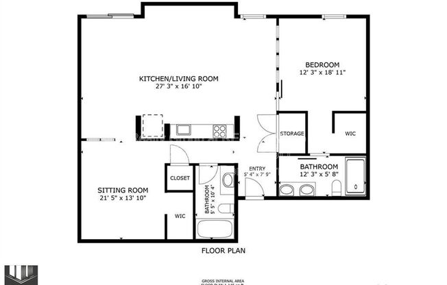 2 beds, 2 baths, 1,194 sqft, $2,700, Unit Unit 411