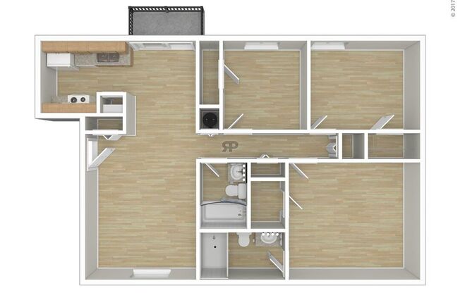 3 beds, 2 baths, 1,138 sqft, $1,180