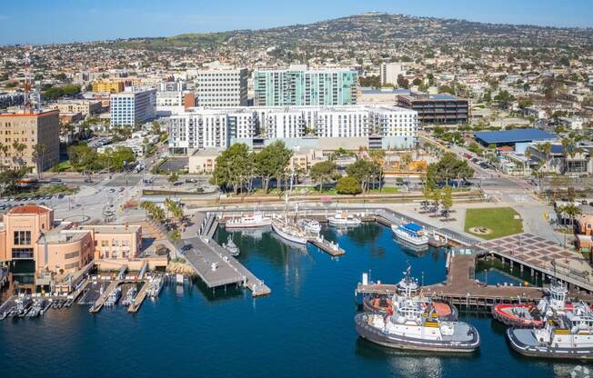 Aerial View of the Property  at Vue, San Pedro, 90731