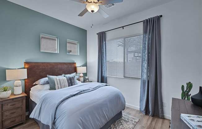 Bedroom with Expansive Windows at Avilla Canyon, Phoenix, AZ 85085