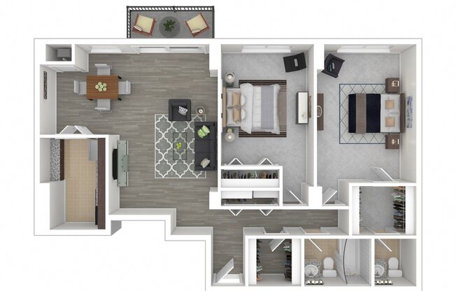 2 beds, 1.5 baths, 1,110 sqft, $2,425