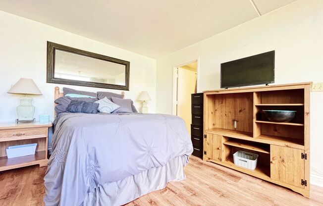 Pet Friendly Furnished Waikiki Studio with Central A/C and Parking. Utilities Included in Rent.