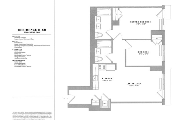 2 beds, 2 baths, 905 sqft, $4,995, Unit KESTREL6H