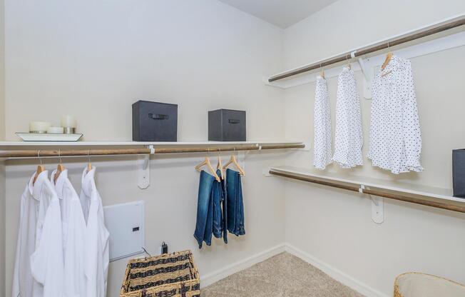 a room with a sink and a mirror